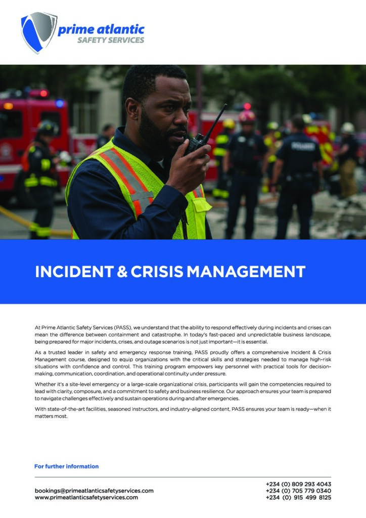 thumbnail of INCIDENT CRISIS MANAGEMENT BROCHURE