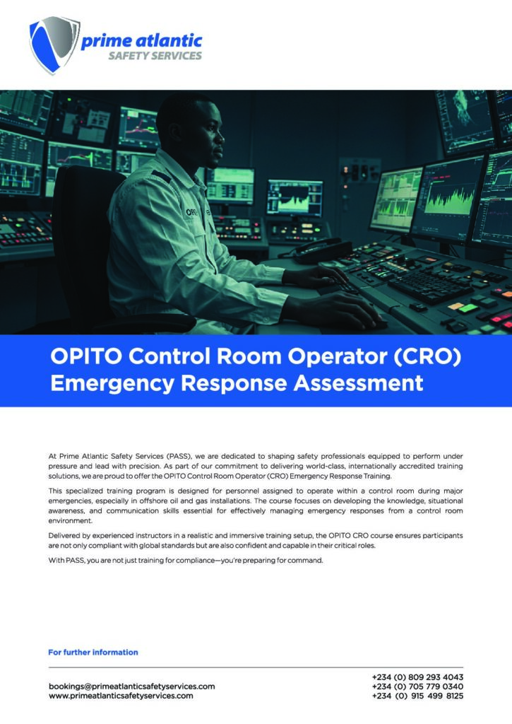 thumbnail of OPITO Control Room Operator CRO) v.1 – PASS v1